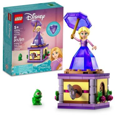 Imagem de Brinquedo de construção LEGO Disney Princess Twirling Rapunzel 43214