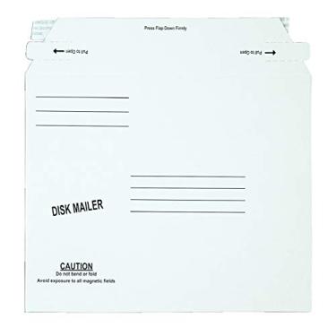 Imagem de Quality Park, Caixa de correio reciclado Economy Disk Mailer, Redi-Strip, Branco, 19,5 x 16,0625, 100 por caixa (64117)