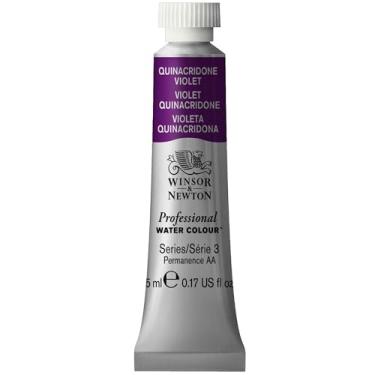 Imagem de Winsor & Newton Tinta profissional para aquarela, tubo de 4,8 g, violeta quinacridona