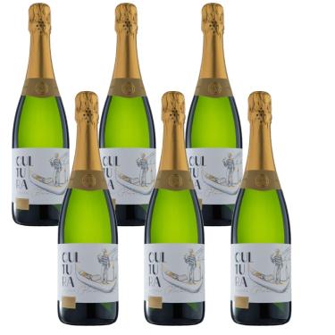 Imagem de Cx 6 Espumante Brut Branco Cultura Prosecco Glera - Tenuta Foppa & Ambrosi 750 ml