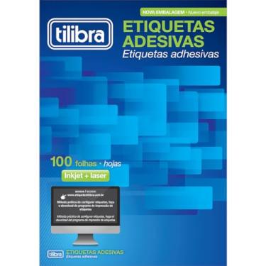 Imagem de Tilibra - Etiqueta Adesiva Inkjet/Laser Carta TB6180, , 230308, Multicolorido, 25.4 x 66.7 mm, 3000 Unidades