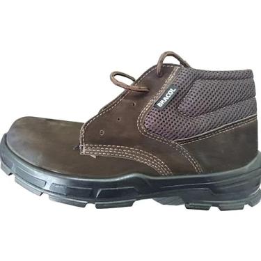 Imagem de Botina Nobuck Amarril bico plástico BAEN Dubai Bracol (Marrom Café, 42)