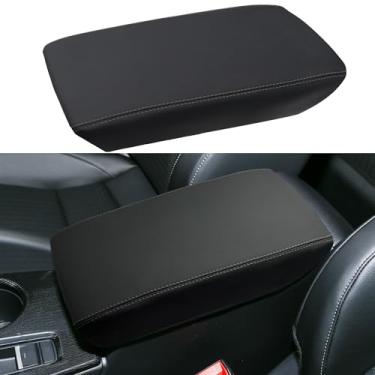 Imagem de LOCOY Capa de apoio de braço para console central adequada para acessórios Honda Civic 2022 2023 2024, 11ª geração Civic almofada protetora para caixa de descanso de braço, capa de console do meio,