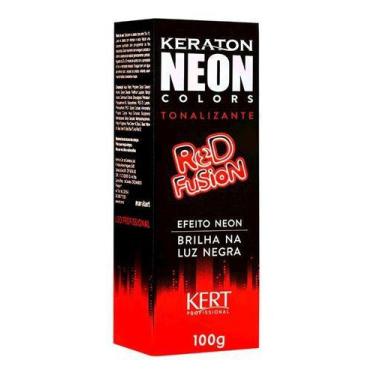 Imagem de Tonalizante Keraton Neon Colors Red Fuision 100G - Kert