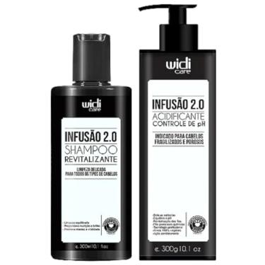 Imagem de Kit Acidificante E Shampoo Infusão 2.0 Widi Care Vegano Restaurador Capilar
