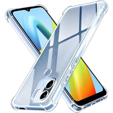 Imagem de Capa Capinha Com Bordas Anti Impacto Para Poco C50 Tela de 6,52 Polegadas (Bluepink)