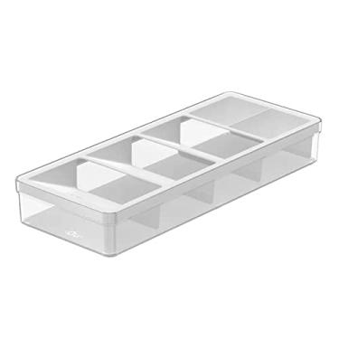Imagem de Organizador de Talheres Clear OU Branco 37,5X15X5,6CM