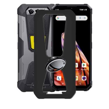 Imagem de Capa para Fossibot F106 Pro com [suporte de anel de rotação de 360°], capa de telefone de silicone macio antiarranhões para Fossibot F106 Pro, capa AQGGIIXY à prova de choque para Fossibot F106 Pro