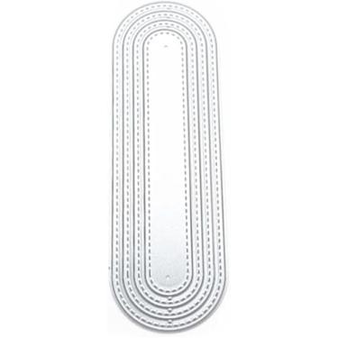 Imagem de Marcador de página cortado para fazer cartões, moldes geométricos de corte de metal, parabéns, corte, aniversário, estampagem, estêncil, modelo para decoração de scrap-booking, cartão de bênção de