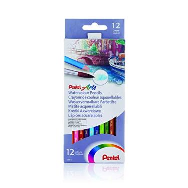 Imagem de Pentel Conjunto de lápis de aquarela para artes - sortido (pacote com 12)