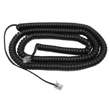 Imagem de O receptor de fone de substituição VoIP Lounge de 7,62 m preto longo para Yealink SIP Phone T40P T41P T32G T38G T40G T42G T46G T48G T41S T42S T46S T48S T52S T54S