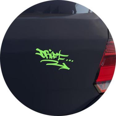 Imagem de Adesivo de Carro Drifit Graffiti Pichador - Melhor Adesivo, Verde Clar