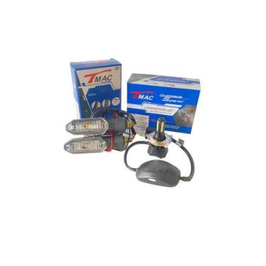 Imagem de Kit Lâmpada de Led H4 Reator LED007 + PISCA P/ MOTOS CB 250F TWISTER 1