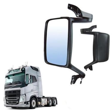 Imagem de Espelho Retrovisor Volvo Fh Fm 2010 2011 Le Sem Desembaçador - Globo