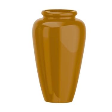 Imagem de Vaso Fibra De Vidro Cachepot Tipo Vietnamita Vitrificado Grande (Ouro Velho)