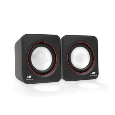 Imagem de Caixa de Som Speaker 2.0 3W SP-301BK Preta C3 TECH - C3TECH