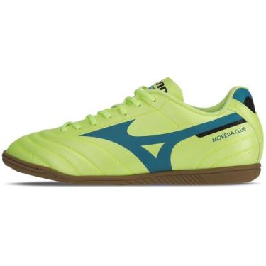 Imagem de Chuteira Futsal Masculina Mizuno Morelia Club IN, Verde, 41