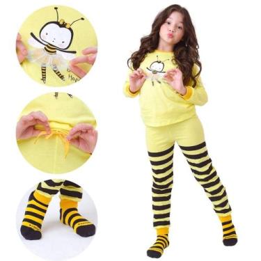 Imagem de Pijama infantil Unissex para Meninos ou Meninas, conjunto de roupas, m