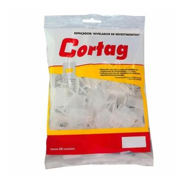 Imagem de Espaçador nivelador para pisos e revestimentos 1,0mm 50 peças Cortag