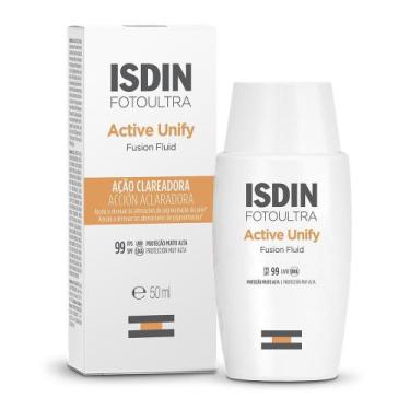 Imagem de Protetor Solar Facial Foto Ultra ISDIN Active Unify Sem Cor FPS 99 50m