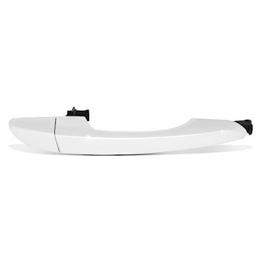 Imagem de DNA MOTORING Maçaneta externa frontal direita compatível com Hyundai Tucson 16-21, sem buraco de fechadura, cromado, OEM-DHO-01223