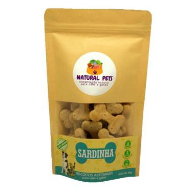 Imagem de Biscoito 100% natural e artesanal  para cães e gatos  - sabor sardinha