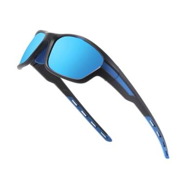 Imagem de Mudysson Óculos de sol esportivos práticos para ciclismo, corrida, condução, protetor de nariz ajustável UV400, óculos de sol masculinos e femininos.