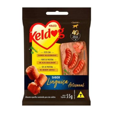 Imagem de Bifinho Keldog para Cães Linguiça Artesanal 55gr - KELCO