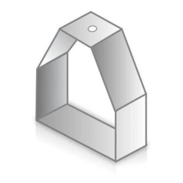 Imagem de Suporte Vertical Para Eletrocalha 75x50mm - LXT