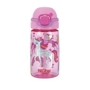 Imagem de Garrafinha de Gliter com botão abre e fecha 415 ml Flip-it Bolt- Nuby,