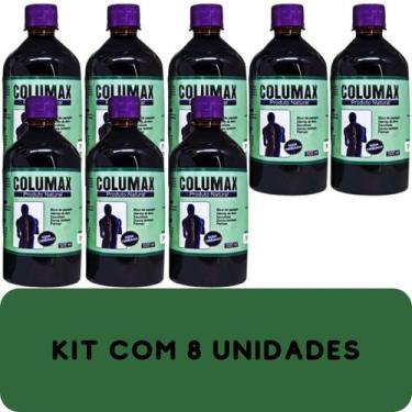 Imagem de Suplemento Alimentar Columax Natural Frasco 500ml Kit Promocional 8 Un