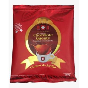 Imagem de Caixa 40 pacotes Chocolate Quente Cremoso em Pó - Suisse Chocolat Camp