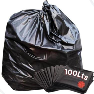 Imagem de Saco De Lixo 100 Litros Reforçado, Uso Pesado Pct 2,5kg - Danelon Emba