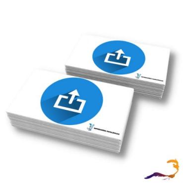 Imagem de Cartão de Visita - 30 unidades - Impressões Papaléguas