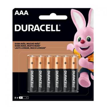 Imagem de Pilha AAA Duracell Alcalina PACK-6