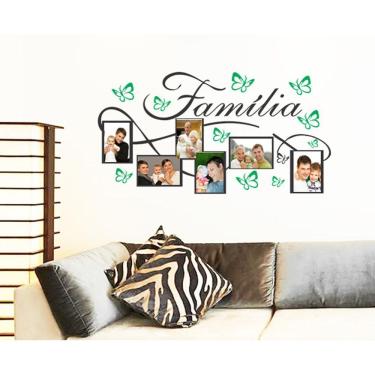 Imagem de Adesivo De Parede Foto De Família Borboleta