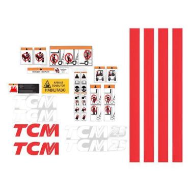 Imagem de Kit Adesivos Tcm 25 Para Empilhadeira - SPTS