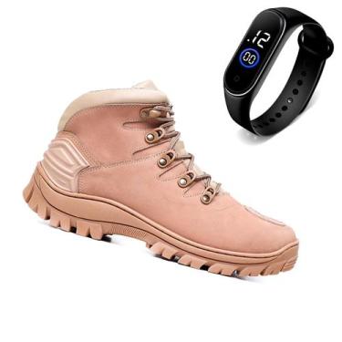 Imagem de Coturno Esportivo Adventure Bota Cano Curto Motociclista Solado Trator