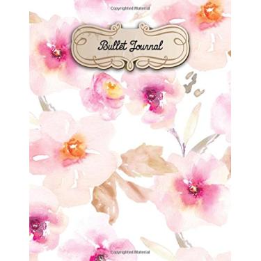 Imagem de Bullet Journal: A4-160 pages - Fleurs - couverture souple glossy - Pointilles - Dot point, bullet journal, dot grid, planner, planning, organizer, journal, Fleurs, Bujo