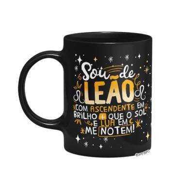 Imagem de JPS INFO, Caneca Divertida Signos - Sou De Le?o - 325ml Preta