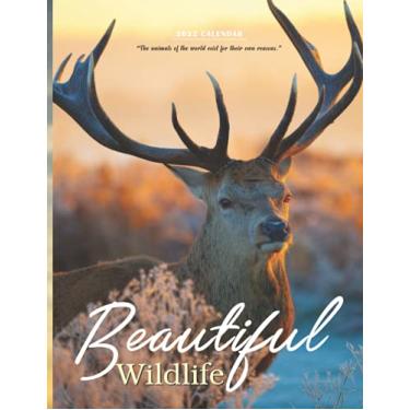 Imagem de Beautiful Wildlife 2022 Calendar: Mini Calendar 2022 with Large Grid for Note - To do list, Gorgeous 8.5x11'' Small Calendar, Non-Glossy Paper