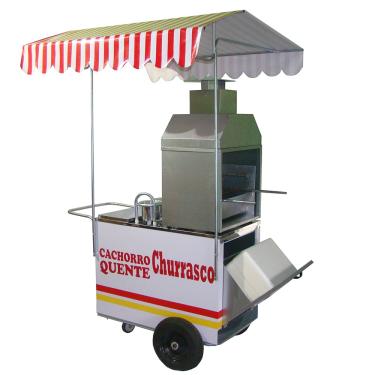 Imagem de Carrinho de Cachorro Quente e Churrasco Churrasqueira Mod 4270