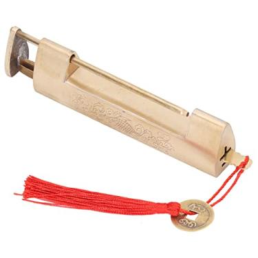 Imagem de Fechadura Vintage, Cadeado de Latão Antigo, Delicado, Caixa de Joias, Cadeado para Porta de Armário Com Chave para Porta de Armário