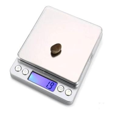 Imagem de Mini Balança Digital De Bolso 0,1G - 1Kg Alta Precisão - Mmcomercio