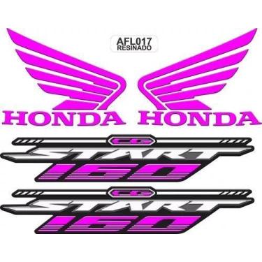 Imagem de Adesivo Faixa Lateral Resinado Moto Cg Start 160 Todas Cores - Resitan