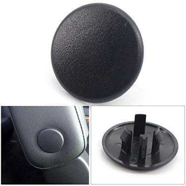 Imagem de Mehoca Tampa do apoio de braço traseiro Ebony para caminhonetes GM 2007-2014 SUVs descanso de braço preto