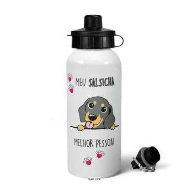Imagem de Garrafa Squeeze MQ - Meu Salsicha, melhor pessoa! - JPS INFO