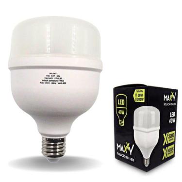 Imagem de Lâmpada 40W LED Bulbo Bivolt 110v 220v Branco Frio 6500k Luz Branca So