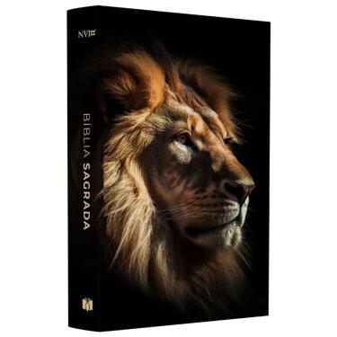 Imagem de Bíblia Sagrada Leão Vencedor - NVI - Letra Normal - Capa Brochura