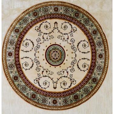 Imagem de Rosadecor, Tapete Redondo Marbella Elite BS Classico 1602-4 200 cm